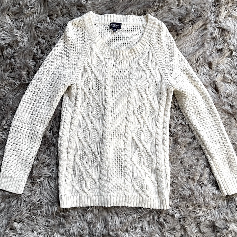 Bluenotes Cable-knit Sweater